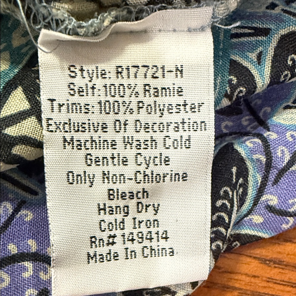 Johnny Was Multicolor Patchwork Top - image 7